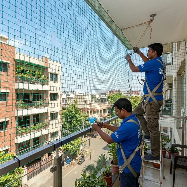 Balcony Safety Nets Vijayawada - Sree Safety Nets