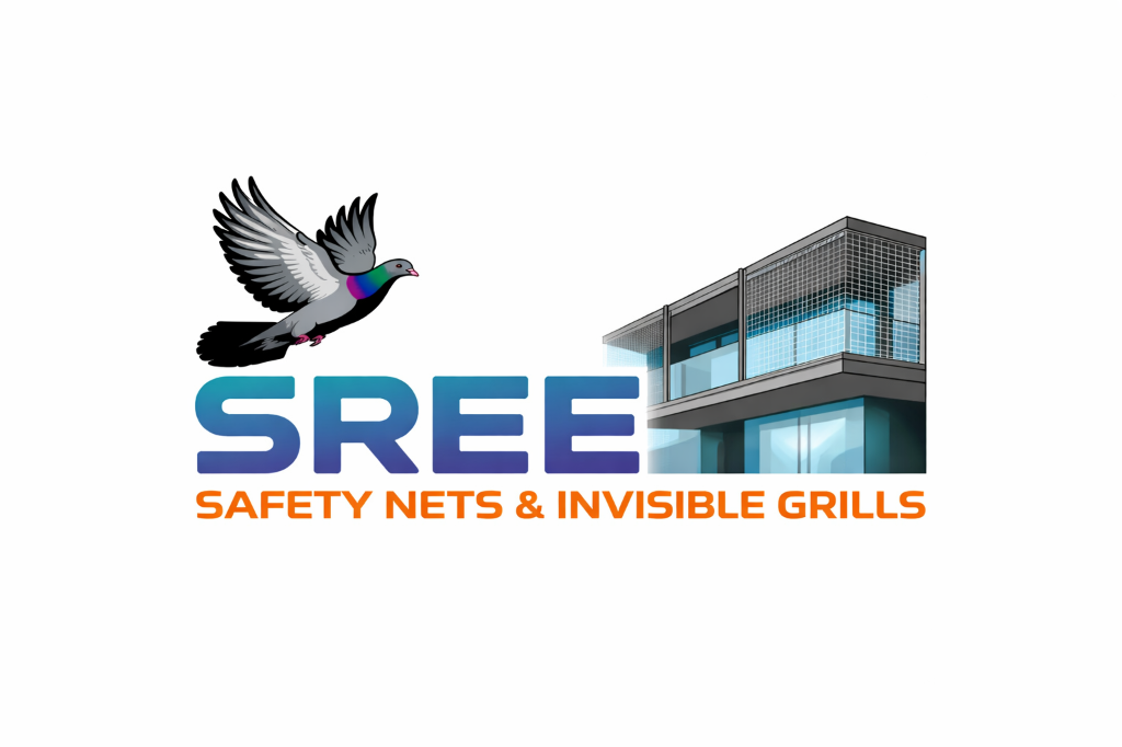 SREE Safety Nets & Invisible Grills Logo